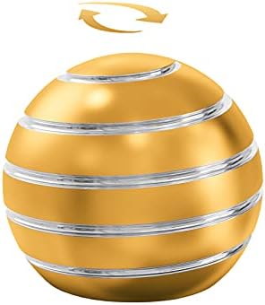 Kryfa Fidget Toys for Kids Party Favors Gifts, Kinetic Desk Toys for Toddlers, Sensory Toy for ADD, OCD, Autistic Children, Adults (40MM, Gold)