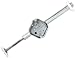 Raco RETRO-BASE 3-1/2 in. Round Steel 1 gang Fan Box Gray