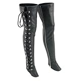 Milwaukee Leather Premium Leather Motorcycle Riding Chaps for Women Bikers - Large - Large