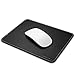 Insten Premium Leather Mouse Pad with Waterproof Coating, Non Slip & Elegant Stitched Edges, Black