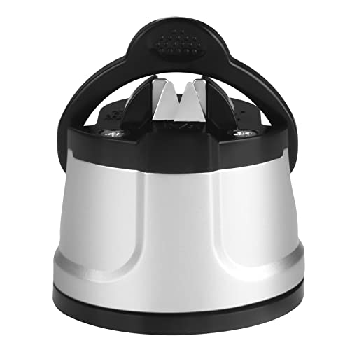 Afilador de cuchillos manual con ventosa, para afilar de forma precisa, para uso comercial y privado Cover