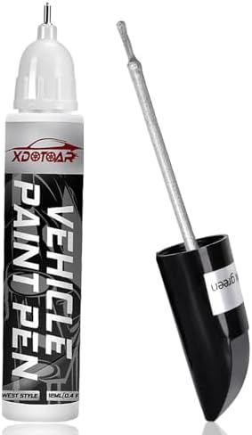 Silver Touch Up Paint for Cars, Professional Automotive Paint Scratch Repair, Lasting Auto Scratch Remover,Color Accurate, Quick Drying, Easy to Use, Safe and Non-toxic