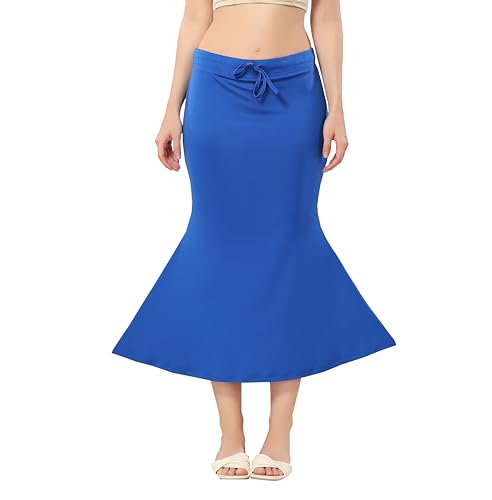TRASA Womens Saree Shapewear Petticoat, Nylon Blended, Petticoat, Skirts for Women, Shape Wear Dress for Saree