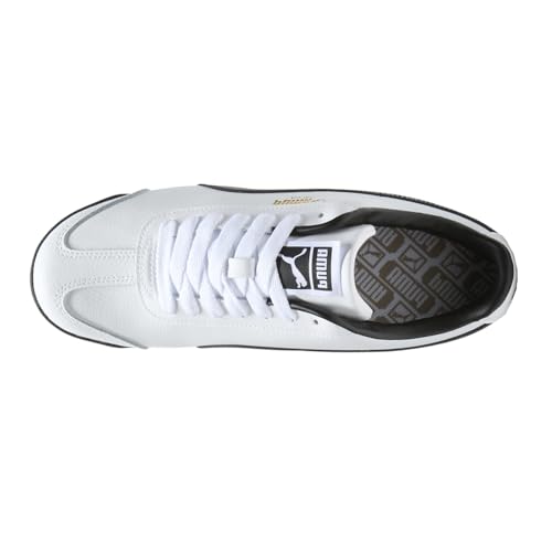 PUMA Women's Roma, 24-Standard White Black Team Gold, 9.54