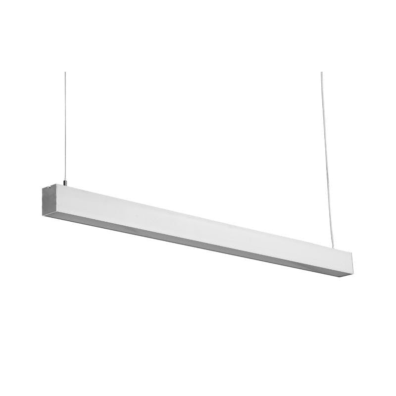 SILAMP Pack de 10 - Réglette Suspendue LED Large 120cm 35W Blanc - Blanc Neutre 4000K - 5500K
