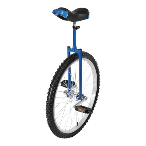 Image of DYNAMI Unicycle with Excellent Steel Frame,Leakproof Tire,Adjustable Height,Curved PU Seat,Mute Bearing,Anti-Slip Designs,for Outdoor Sports Fitness Exercise
