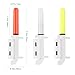 OneNine 6 Pcs Fishing Bite Alarm Bite Alarm with Bell, LED Glow Sticks for Fishing, LED, Night Fishing Rod Waterproof Luminous Rod, Glow Stick Fishing Accessories