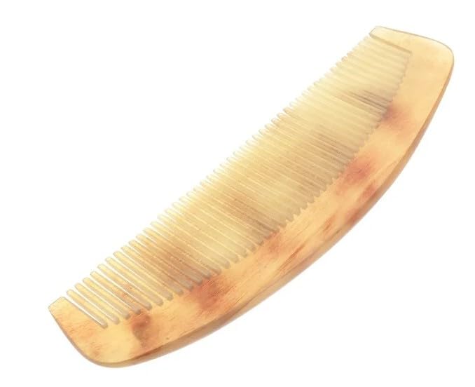 1pc Natural Ox Horn Comb Of Hair No Static Health Care Hair Brush Hairdressing Comb For Hairs,Size2,Hairs Cares,Small in Size,Hairs Combs Beauty and Personal Care,Styling Tools and Appliances 2