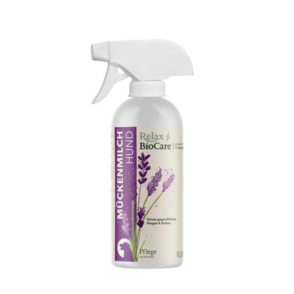 Relax BioCare - MÜCKENMILCH® HUND 500 ml - gegen Mücken, Fliegen & Zecken