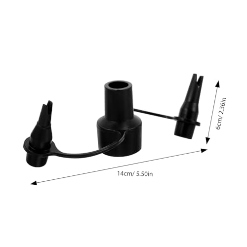 Cabilock Air Pump Valve for Replacement Air Pump Accessories Nozzle Inflatable Bed Pumps Inflatable Pool Pump Mattress Airbed Air Bed Accessories Plastic Black2