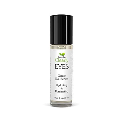 Clearly EYES, Serum para ojos Antienvejecimiento para Hidratar, Iluminar y Levantar el área de los ojos. Reduce las líneas finas, ojeras e hinchazón con aceites de Aguacate, Coco, Pepino y Vitamina E.