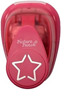 Vaessen Creative Craft Paper Pop Up Punch Medium, Star, for DIY Projects, Scrapbooking, Card Making and More, Multi-Colour, 12 x 8.5 x 4.5 cm