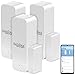 Produktbild Luminea Home Control Türsensor: 3er-Set ZigBee-Tür- & Fensteralarm, für Alexa, GA und Siri, App (Sensor)