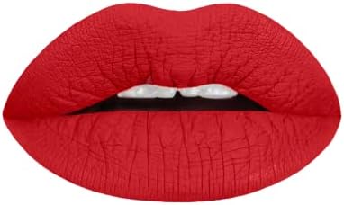 Aromi Matte Liquid Lipstick | Smudge Proof, Long Lasting, True Red Lip Color with Blue Undertones, Vegan, Cruelty-free, Paraben and Gluten Free (Flamenco Red)