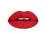 Aromi True Red Matte Liquid Lipstick | Bold Red Lip Color with Blue Undertones, Smudge Proof, Long Lasting, Vegan and Cruelty-free (Flamenco Red)