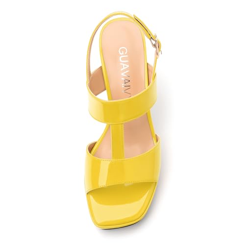 Women's Platform Sandals, Buckle Ankle Strap Open Toe Heeled Sandal, Fashion High Heel Sandals for Wedding Partying Dating3