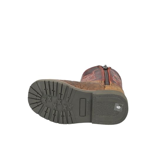 Image of Smoky Mountain Boots Toddlers' Autry Square Toe Leather Western Cowboy Boots