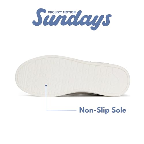 Image of Sundays Canvas Sneakers Women - Memory Foam Insole with Breathable Canvas Shoes for Women Footwear - Non-Slip with Lightweight and Comfortable Womens Sneakers