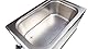 Saro Sous-Vide Garer Modell SALERNO Vakuumgarer Dampfgarer (Einstellbare Zeit-/ Temperaturstufen, Umwälzpumpe, Ablasshahn, Trenngitter, universell steckbares Gestell, 11-22l, digitales Display) silber