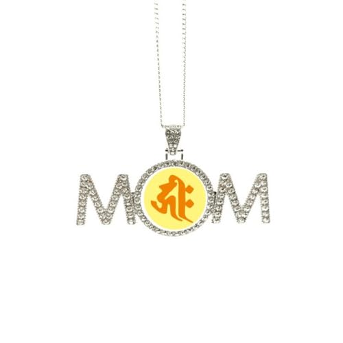 Collier rond motif fête des mères Culture Hrih au quotidien pour grand-mère