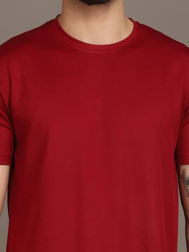 Image of INKKR Men's Solid Regular Fit T-Shirt