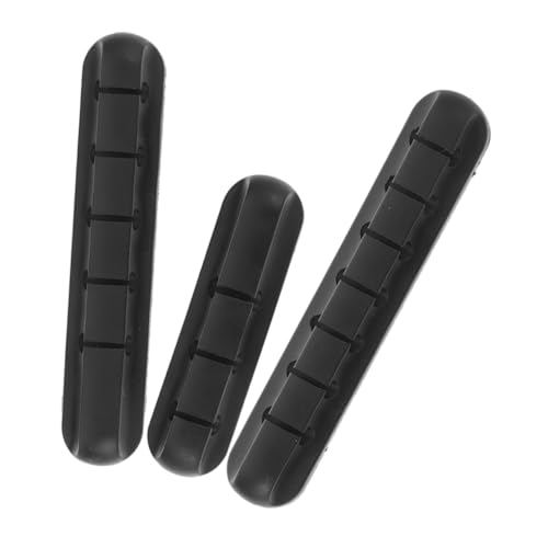 3 piezas organizador de cables USB Multi-funcional con clips adhesivos para pared o debajo de escritorio miniatura 1