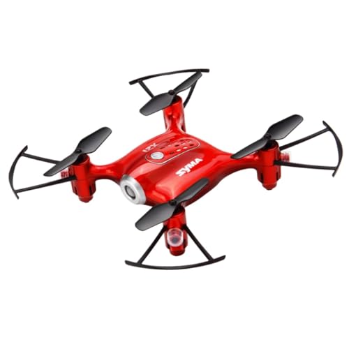 Vaguelly 4 Mini Quadrotor Aviones Teledirigidos Dron Mini Dron Con Control Remoto Quadrotor Rojo