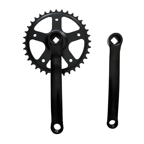 pistro Guarnitura per Bici 36T, Pedivella 170mm (6.7