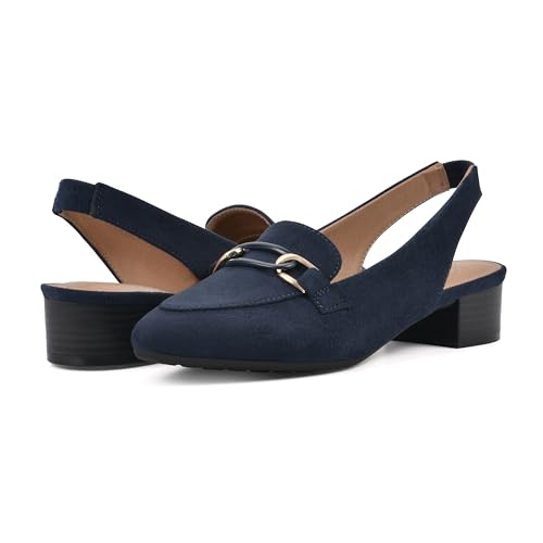 Image of WHITE MOUNTAIN Women's Boreal Low Block Loafer Heel