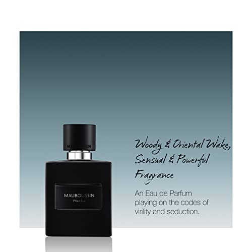 Mauboussin - Pour Lui In Black 100ml (3.3 Fl Oz) - Eau de Parfum for Men - Woody & Oriental Scents - Image 4