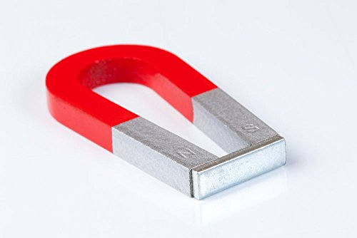 Scribble Traditional Alnico Horseshoe Shaped Magnet with Keeper, 3' Size