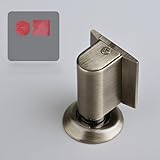 Winddichter Türstopper für Bodenstaub, mit starker Türbasis, Zinklegierung, für Zuhause, Büro, Hotel (Kupfer)
