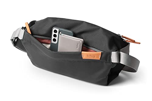 Bellroy Sling Bag (Unisex Compact Crossbody Bag, Multiple Compartments, Water-resistant Materials, Holds Phone, Camera & Water Bottle) - Slate2