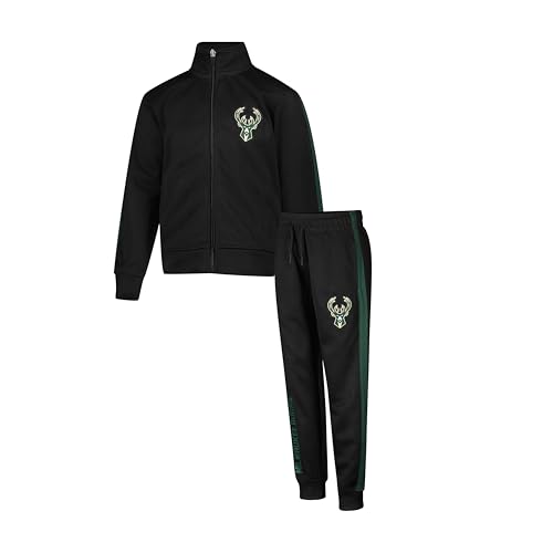 Image of Ultra Game Youth NBA Official Super Soft Full Zip Active Track Jacket and Pants Set