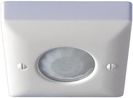 DANLERS CESPLL10VDCIP66 Square IP66 Rated Ceiling Surface-mounted PIR Occupancy Switch With Step Down Illuminance