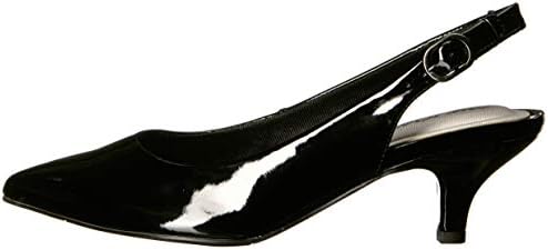Easy Street Women's Faye Pump, Black Patent, 7.5 Wide | Image 7