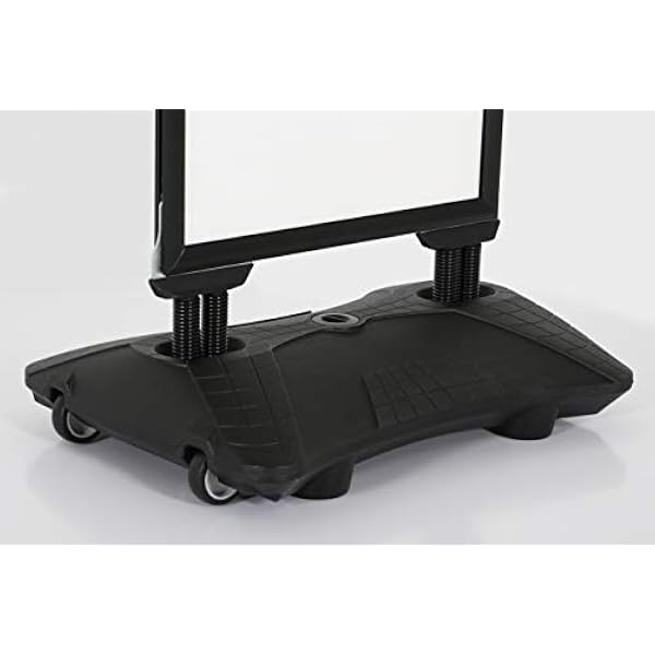 DISPLAY SALES DISPLAY SALES kundstopp WINDPRO® SLIM | DIN A1 | Affischstativ svart | reklamtavla kan användas på båda sidor