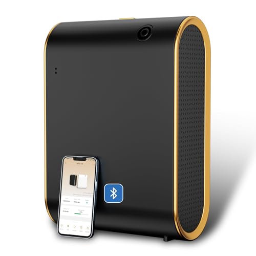 Máquina de aroma inteligente para el hogar, difusor de aire de 1500 pies cuadrados con tecnología de aire frío y control Bluetooth, difusor de fragancia para toda la casa para oficina, hotel, spa