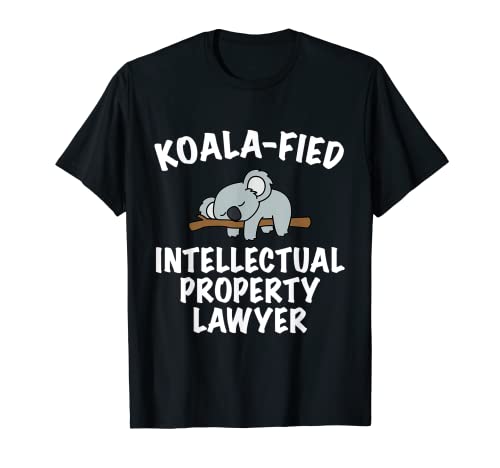 Funny Lawyer Tshirt Cute Koala Abogado de Propiedad Intelectual Camiseta
