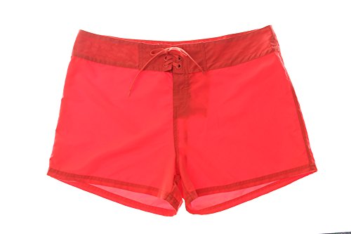 Island Escape Womens Board Shorts Bikini Bottom Bathing Suit (12, Coral)