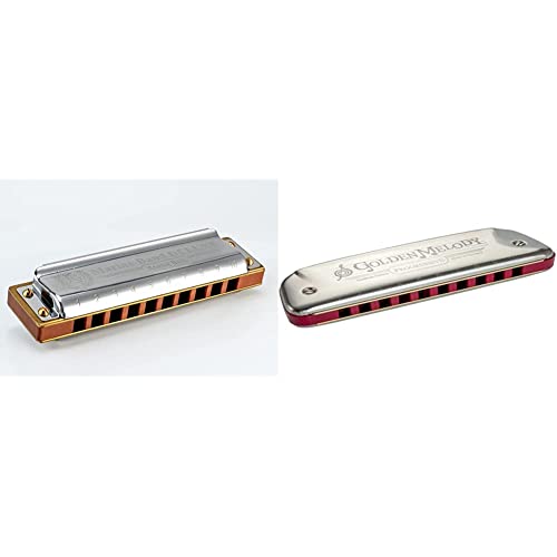 Harmonica HOHNER Marine Band Deluxe 200520 C en Tonalité DO & Harmonica Blues Golden Melody-542 20 en Tonalité C, 542PBX… - Les Beatles, Paul McCartney, John Lennon, RIngo Starr, George Harrison Harmonica HOHNER Marine Band Deluxe 200520 C en Tonalité DO & Harmonica Blues Golden Melody-542 20 en Tonalité C, 542PBX…