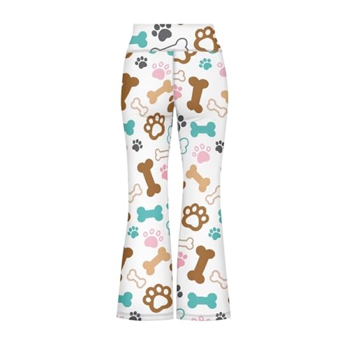 Rnyleeg Flare Leggings for GirlsYoga Pants Size 5-6 7-8 9-12 12-14 Casual Bell Bottom Pants for Kids Fall Winter Clothes2