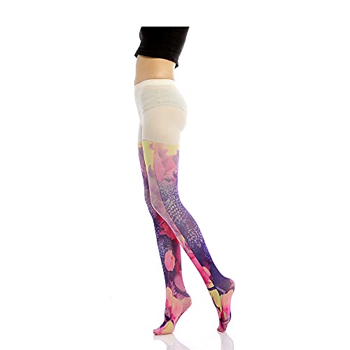 Image of Sahabowi Women Tights, Opaque High Waist Pantyhose, Vintage Control Top Stockings
