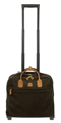 Bric's Life Tropea Ultralight International Carry-on Laptop|tablet Pilot Case Spinner Carry-On Luggage, Olive2