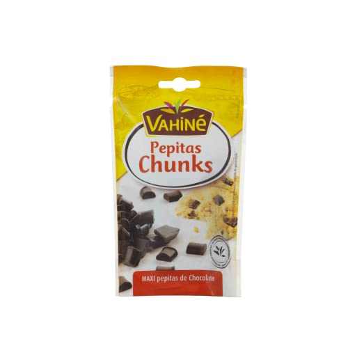 VAHINÉ - Pastelería - Pepitas Chunks de Chocolate Negro - Maxi Pepitas de Chocolate - Para Pasteles y Cookies - 100g