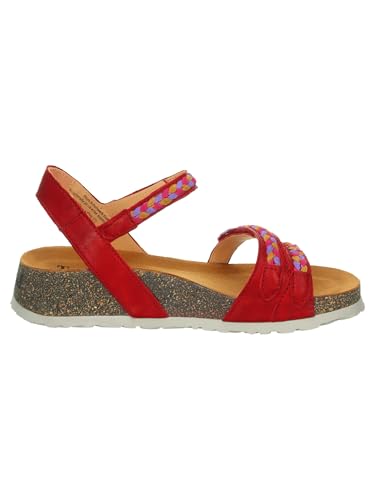 Think! Damskie sandały Koak Damen Lederfutter, Fragola Kombi 5000, 42 EU