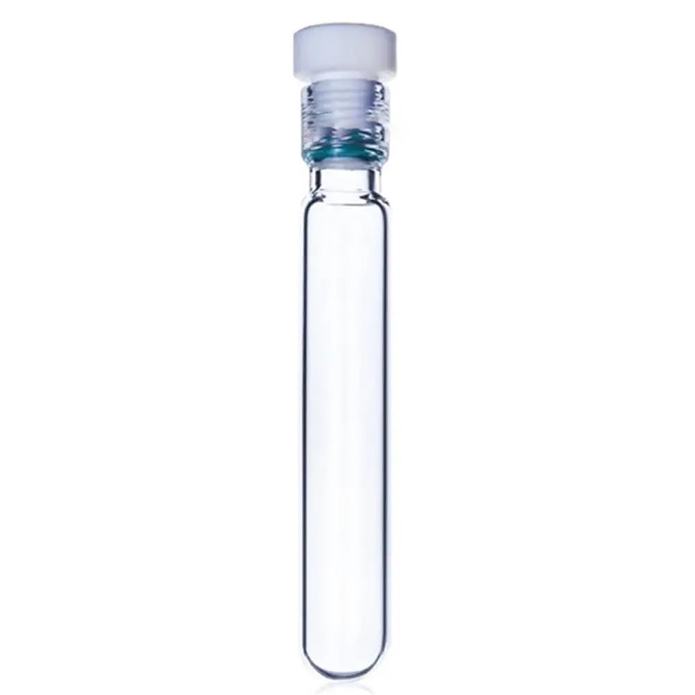 Sprzęt do przyrządów laboratoryjnych Szklana butelka wysokociśnieniowa Ciężka ściana z #15 Piersiówka laboratoryjna PTFE (120 ml 45 x 110)