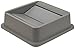 Square Gray Trash Can