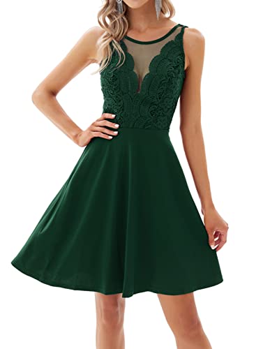 Swing Kleider Damen festlich Vintage Kleider Sommer abendparty Kleid sexy...