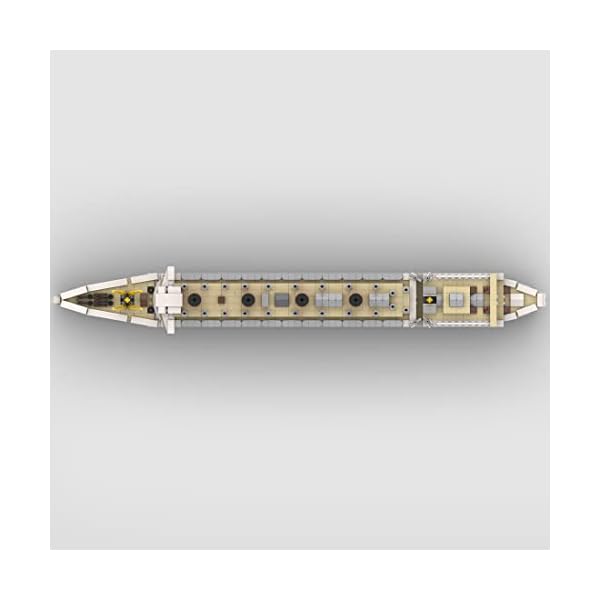 WWEI Technik RMS Mauretania Schiff Modellbausatz, 1871 Teile 1:400 Kreuzfahrtschiff Baustein Spielzeug für Erwachsene… – Bild 6